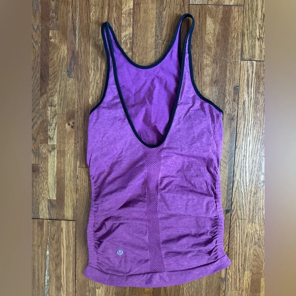 Lululemon Women's Tank Top Purple Size 4 - Picture 5 of 9